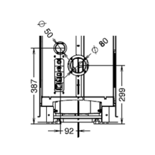 STUFA A PELLET DORICA METALCOLOR NATURAL AIR EVO6