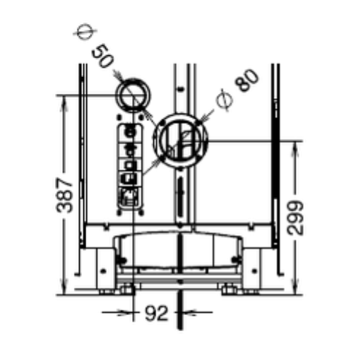 STUFA A PELLET DORICA MAIOLICA NATURAL AIR EVO6