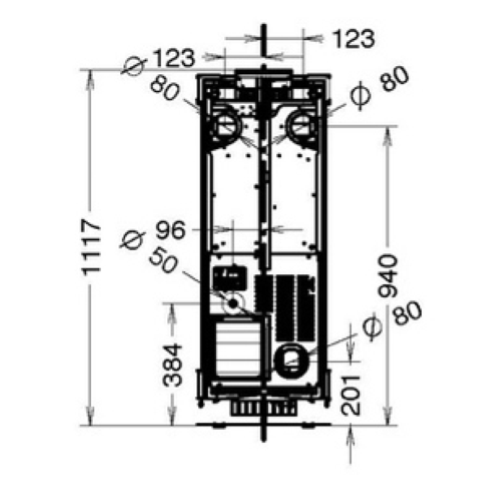 STUFA A PELLET DORICA MAIOLICA PLUS EVO6