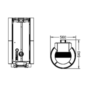 STUFA A PELLET DORICA STONE NATURAL AIR EVO6