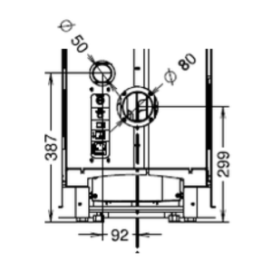 STUFA A PELLET ESSENZA METALCOLOR NATURAL AIR EVO6