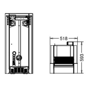 STUFA ESSENZA METALCOLOR NATURAL PLUS EVO6