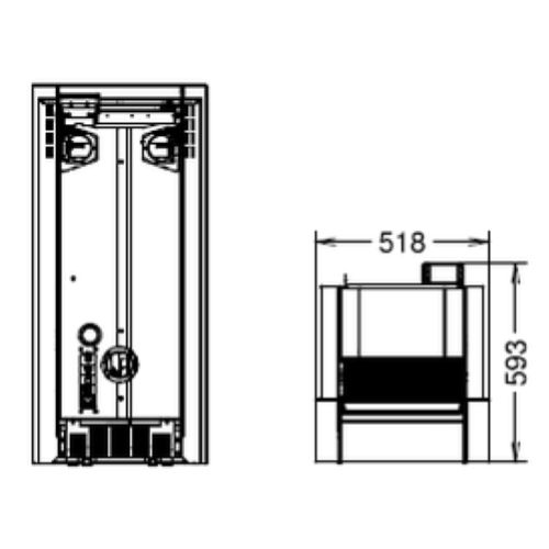 STUFA ESSENZA METALCOLOR NATURAL PLUS EVO6