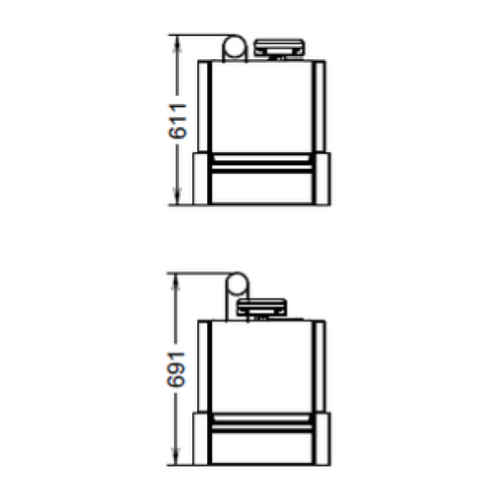 STUFA A PELLET ESSENZA STONE AIR EVO6 - 11,3 KW