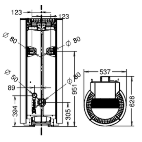 STUFA A PELLET MOMA SUPREME NATURAL PLUS EVO6