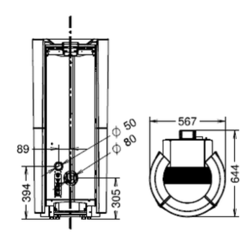 STUFA A PELLET CHIC SUPREME NATURAL AIR EVO6