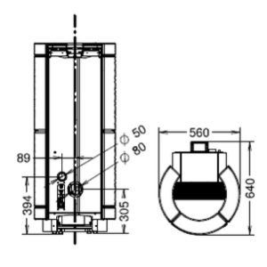 STUFA A PELLET DORICA SUPREME MAIOLICA NATURAL AIR EVO6