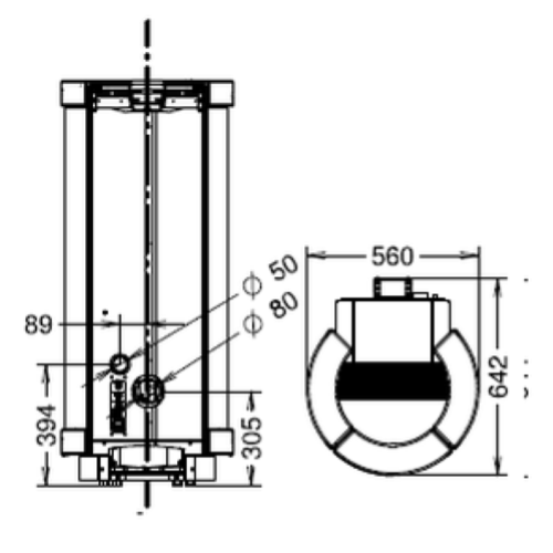 STUFA A PELLET DORICA SUPREME METALCOLOR NATURAL AIR EVO6