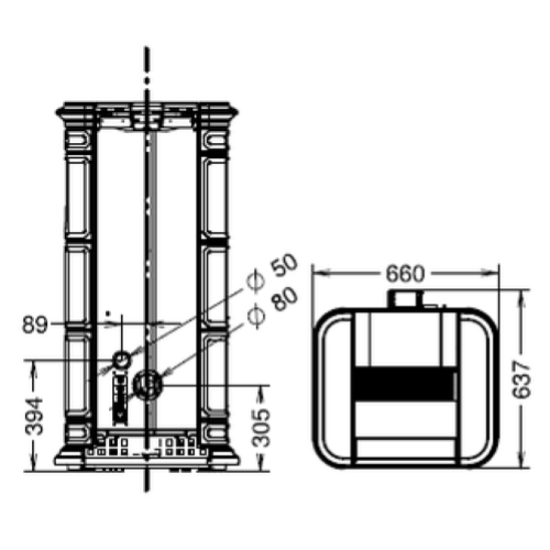 STUFA A PELLET SAINT MORITZ SUPREME NATURAL AIR EVO6