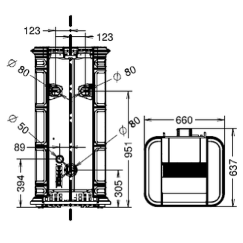 STUFA A PELLET SAINT MORITZ SUPREME NATURAL PLUS EVO6