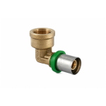 RACCORDO A GOMITO F. D 16 X 1/2" A PRESSARE