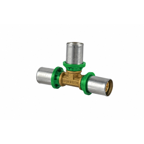 RACCORDO A T INTERMEDIO D 16 X 16 X 16 A PRESSARE