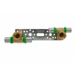RACCORDO A T FEMMINA DISASSATO D 16 X 1/2 X 16 A PRESSARE CON STAFFA