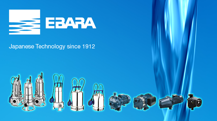 Elettropompe Ebara Compact pompe centrifughe multistadio per acqua pulita e pressurizzazione